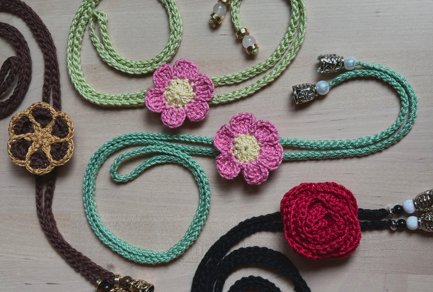 Handcrafted Crochet Bolo Ties