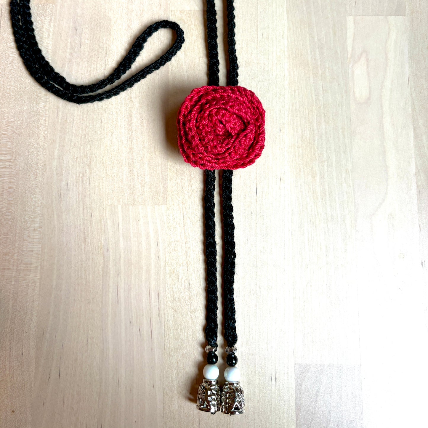 The Rose City Crochet Bolo Tie