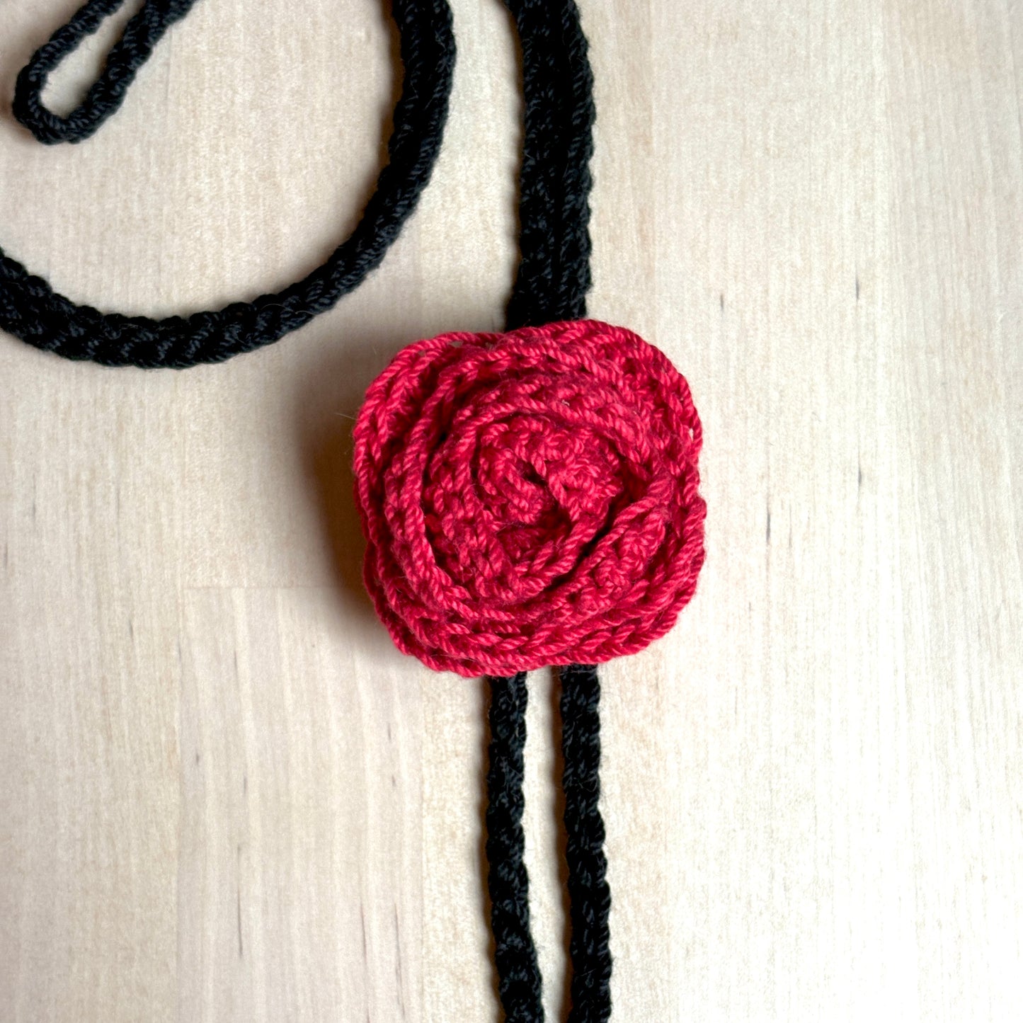 The Rose City Crochet Bolo Tie